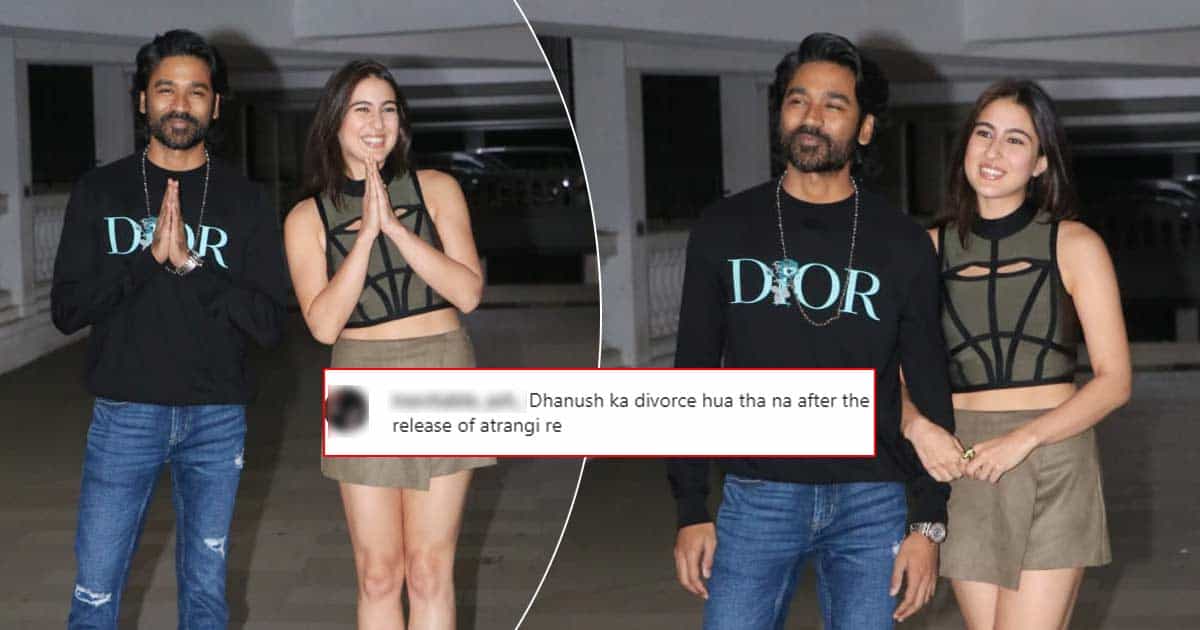 Netizens Say Dhanush Was Uncomfortable, Slam Sara Ali Khan For Her Closeness To Him At Russo Brothers’ Bash
