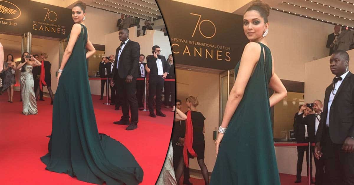 Quand Deepika Padukone a tué le tapis rouge de Cannes, on dirait une patronne dans une robe verte à fentes hautes - Deets Inside