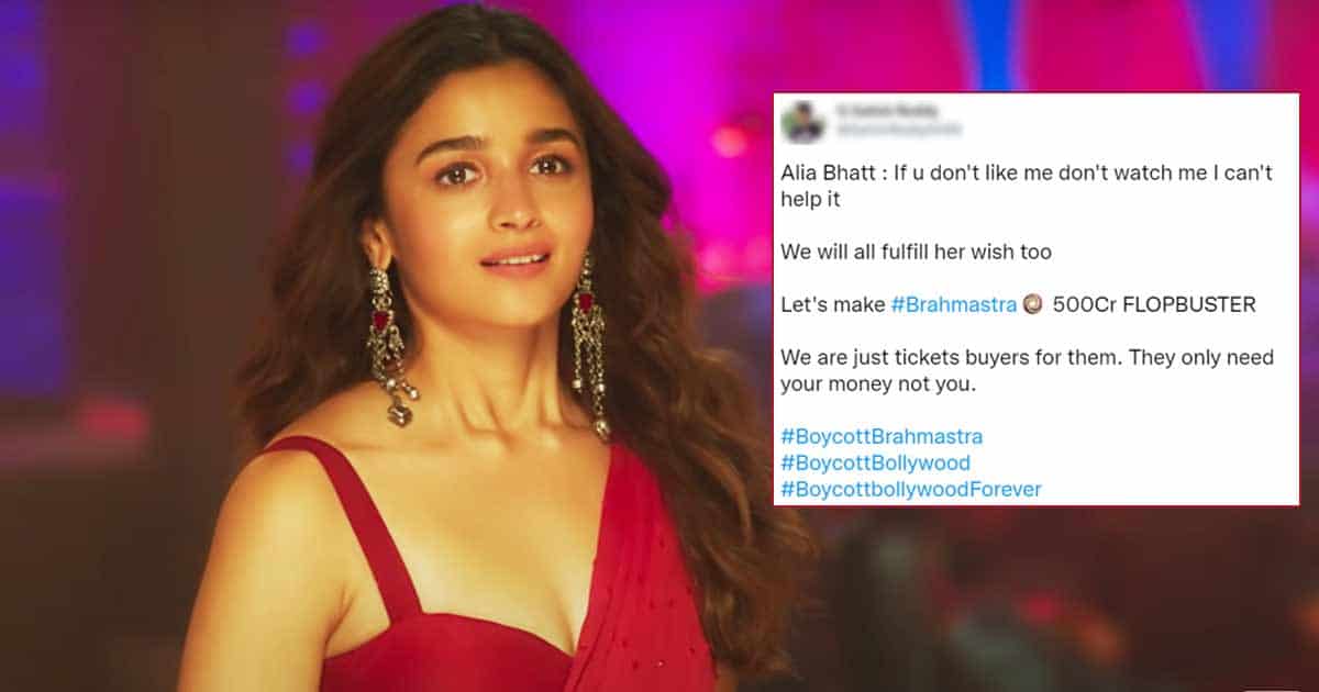 Alia Bhatt Starrer Brahmastra Falls Into Massive Trouble After Actress Says “If You Don’t Like Me, Don’t Watch Me”