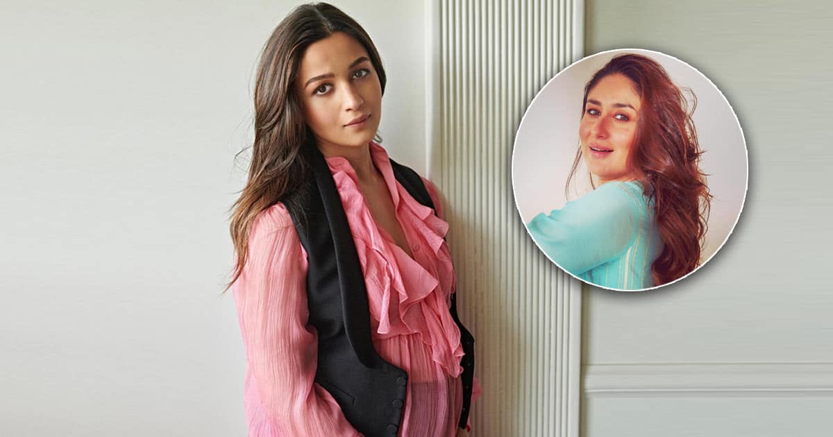 Alia Bhatt Flaunts Her Baby Bump In A Sheer Top, Kareena Kapoor Khan Comments, "Owning It & How"