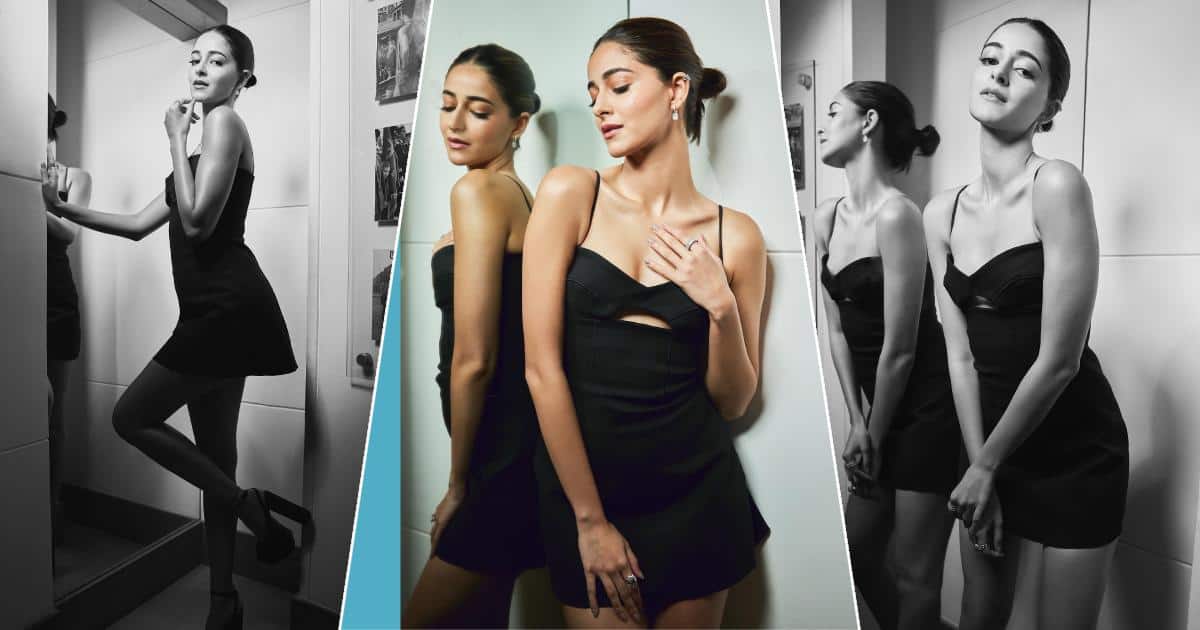 Ananya Panday's Figure-Revealing LBD Dress Costs 43K & You Can Take Style Notes - Take A Look