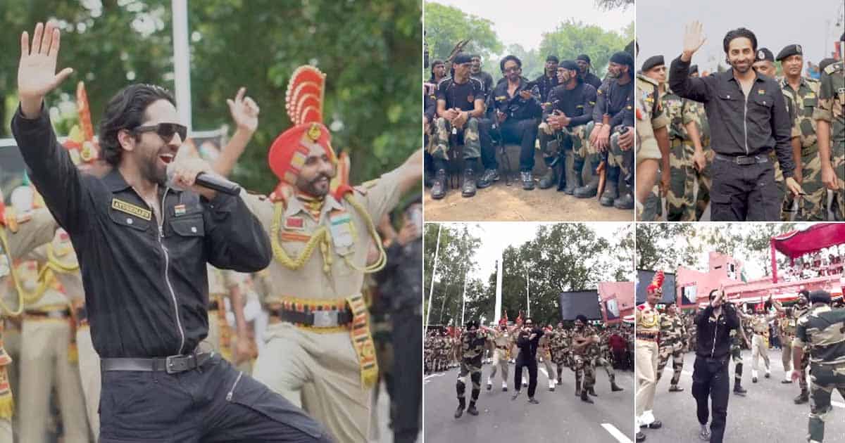 Ayushmann Khurrana Spends Day With BSF Jawans In Jammu