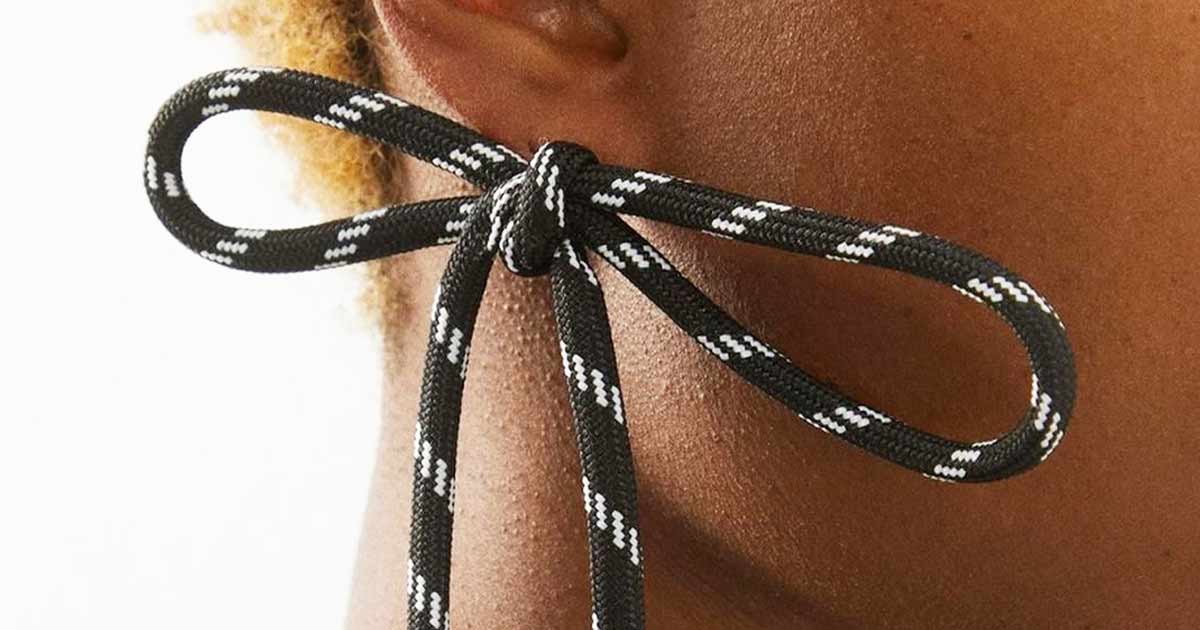 Balenciaga's New Pair Of Shoelace Earrings Gets Bashed By The Netizens