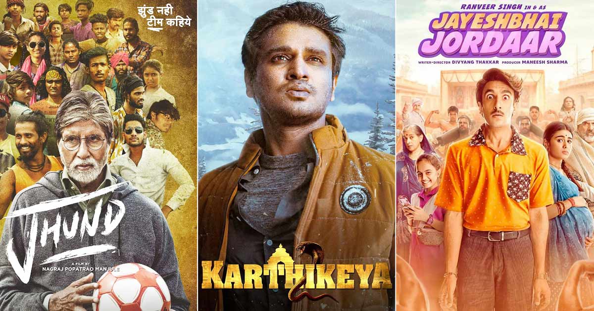 Box Office - Karthikeya 2 [Hindi] crosses the lifetime total of Jhund in 9 days, will go past Jayeshbhai Jordaar today