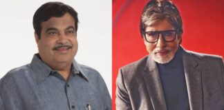 Did You Notice Something Bizarre In The Framed Picture In Amitabh Bachchan And Nitin Gadkari's Meet-Up Photo