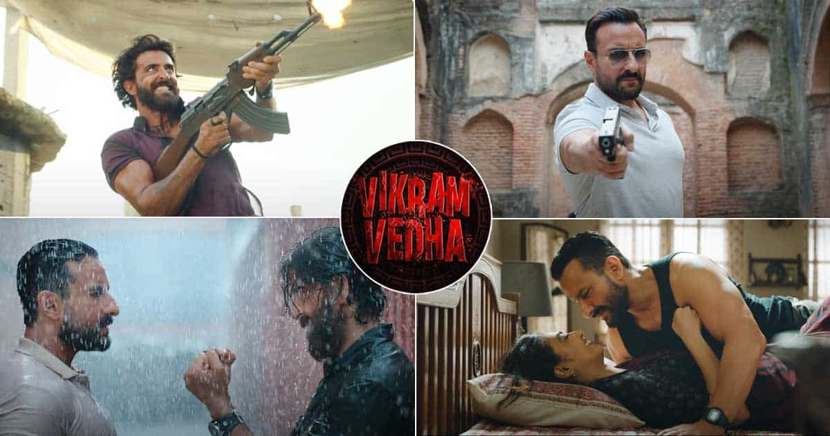 Vikram Vedha Teaser Out! Hrithik Roshan & Saif Ali Khan Starrer Glimpses Us 'Bad VS Bad' Battle Which Is Stylish, Full Of Goosebumps
