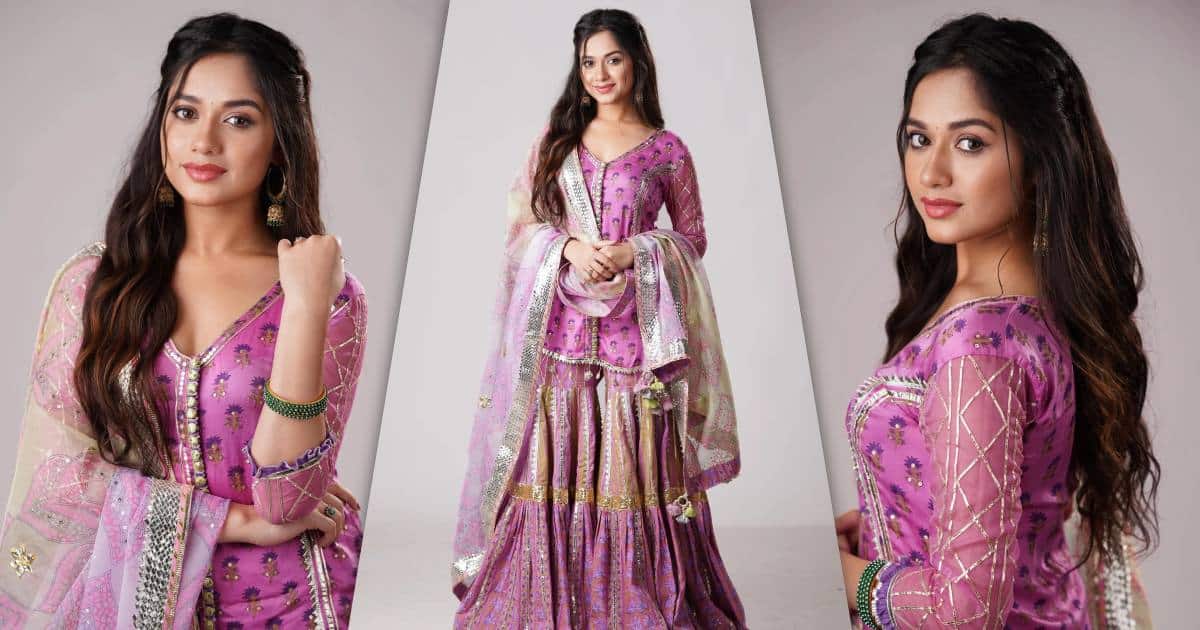 Jannat Zubair Dons A Beautiful Violet-Coloured Sharara & No Words Would Justify How Extraordinary It Looks On Her - See Pics Inside
