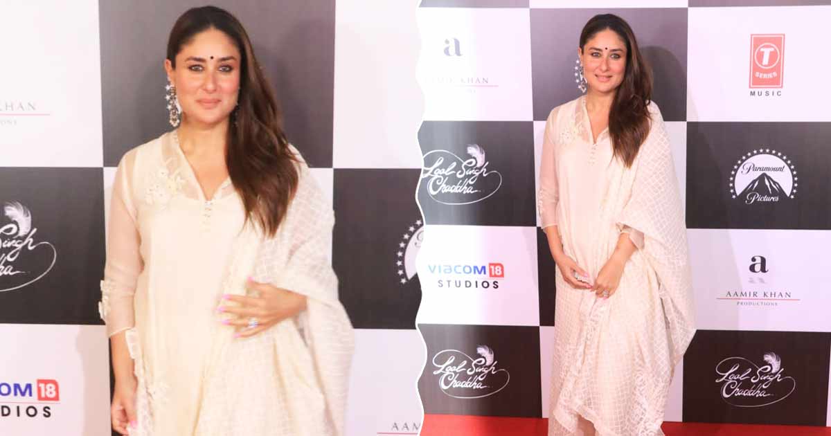 Kareena Kapoor Khan Is Truly A Vision To Watch In A White Salwar Suit – View Pics