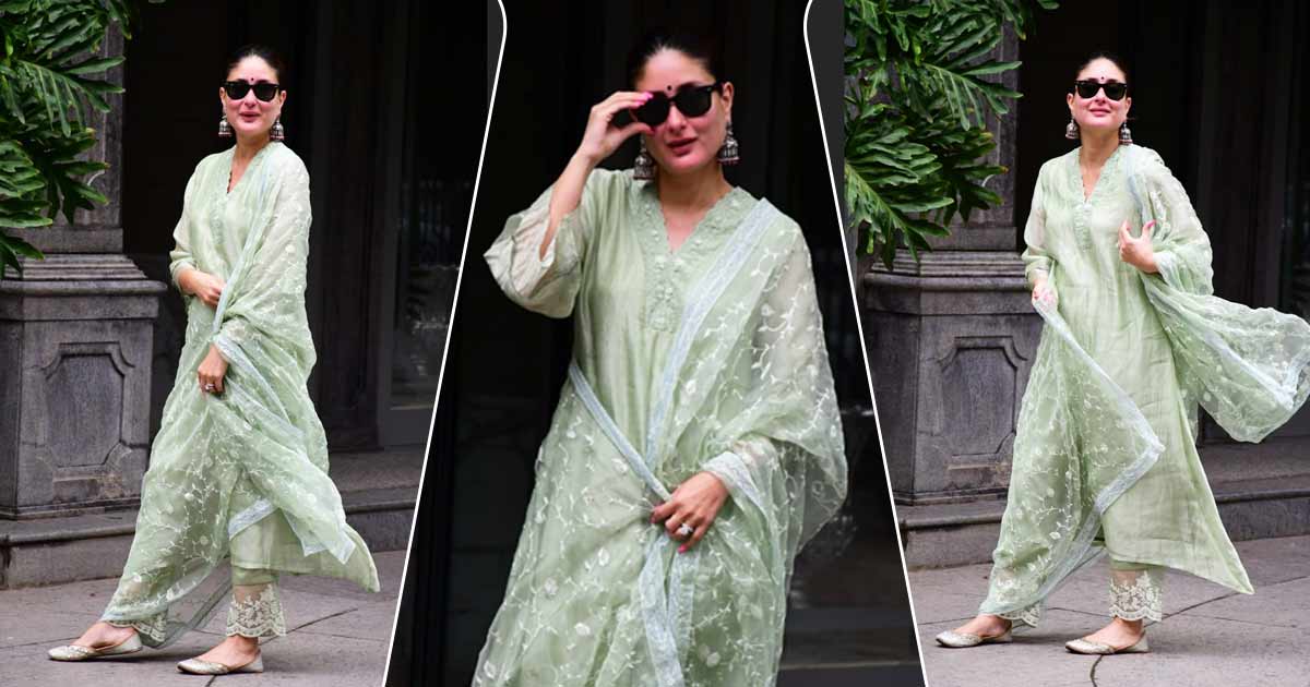 Kareena Kapoor Khan Looks Like A Breath Of Fresh Air In A Pastel Green Kurta Set – See Pics