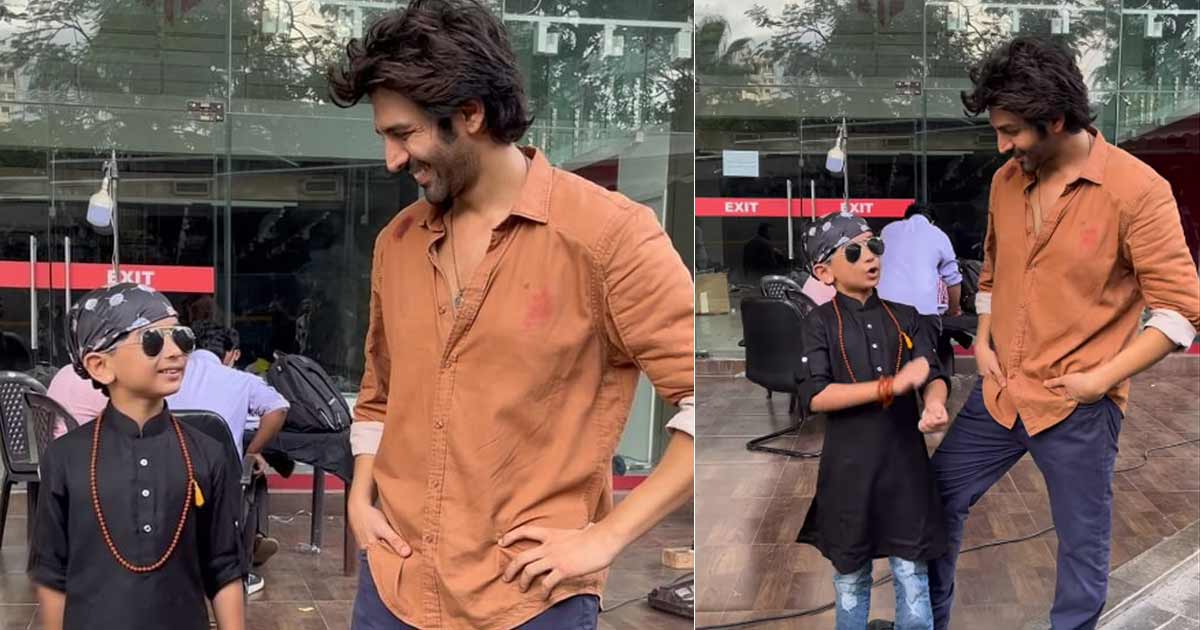 Kartik Aaryan Shares A Fun Moment With Little 'Rooh Baba' Singing 'Ami Je Tomar' From Bhool Bhulaiyaa 2