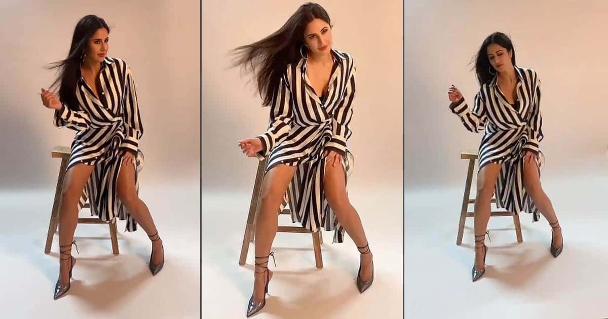 Katrina Kaif Hair Flips Away Her Monday Blues In An Elegant Shirt Dress & We Are Totally In Love With All That Drama