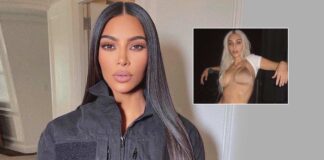 Kim poses almost 'naked' in gym photoshoot