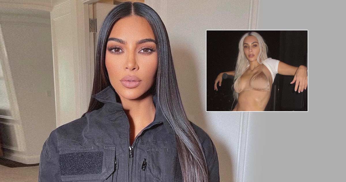 Kim poses almost 'naked' in gym photoshoot