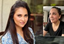 Lara Dutta shares de-glam look, urges netizens to 'keep it real'