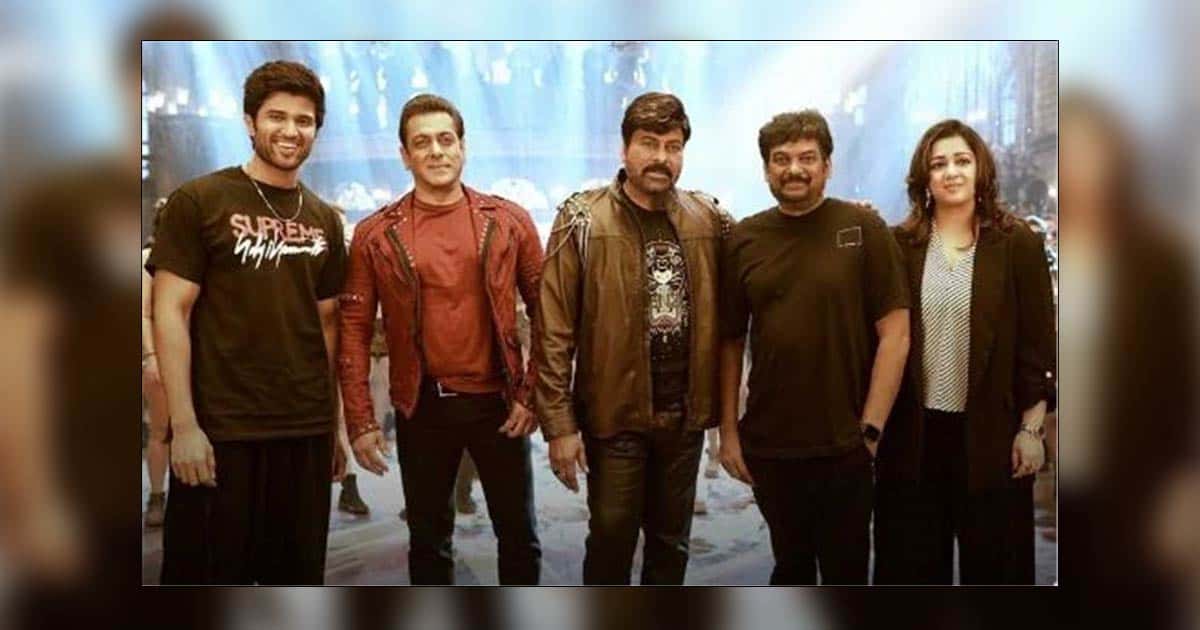'Liger' Vijay Deverakonda Pays A Visit To 'Godfather' Song Shoot Featuring Chiranjeevi & Salman Khan