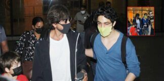 Shah Rukh Khan Panics After A Fan Forcefully Holds His Hand For A Picture, Netizens Hail Aryan Khan For How He Protected SRK – Watch!