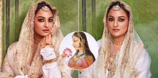 Sonakshi Sinha Looks Like A Beautiful Royal Bride Of A Bygone Era In This Traditional Rajasthani Anghrakha & Silk Organza Dupatta