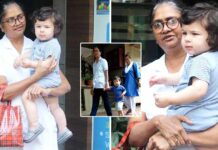 Taimur Ali Khan's Viral Nanny Spotted With Lil Jeh, Concerned Netizens Observe "She Has Became Old & Weak Now" - See Video