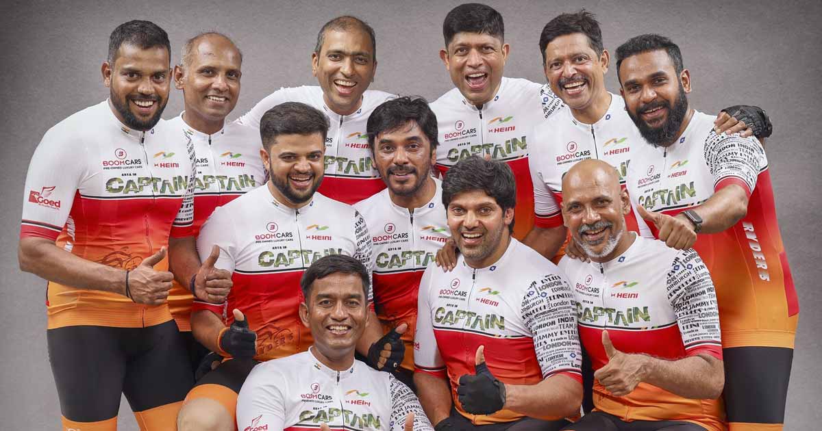 Tamil Actor Arya Completes 1,540 KM London-Edinburgh-London Cycling Event!