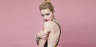 When Amber Heard Went Topless Flaunting Her Curvy Figure Covering Her B**bs With Hands - Deets Inside