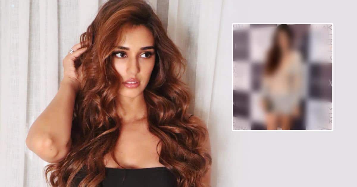 When Disha Patani's Ultra-Deep V Neck Flaunted Her S*xy Cleavage In A Shiny Metallic Too-Short Dress - See Pics Inside