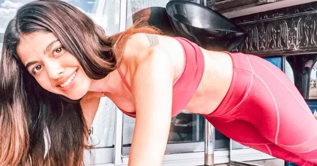 Alaya F gets abs conditioning ; check out this funny workout the video of the actress!