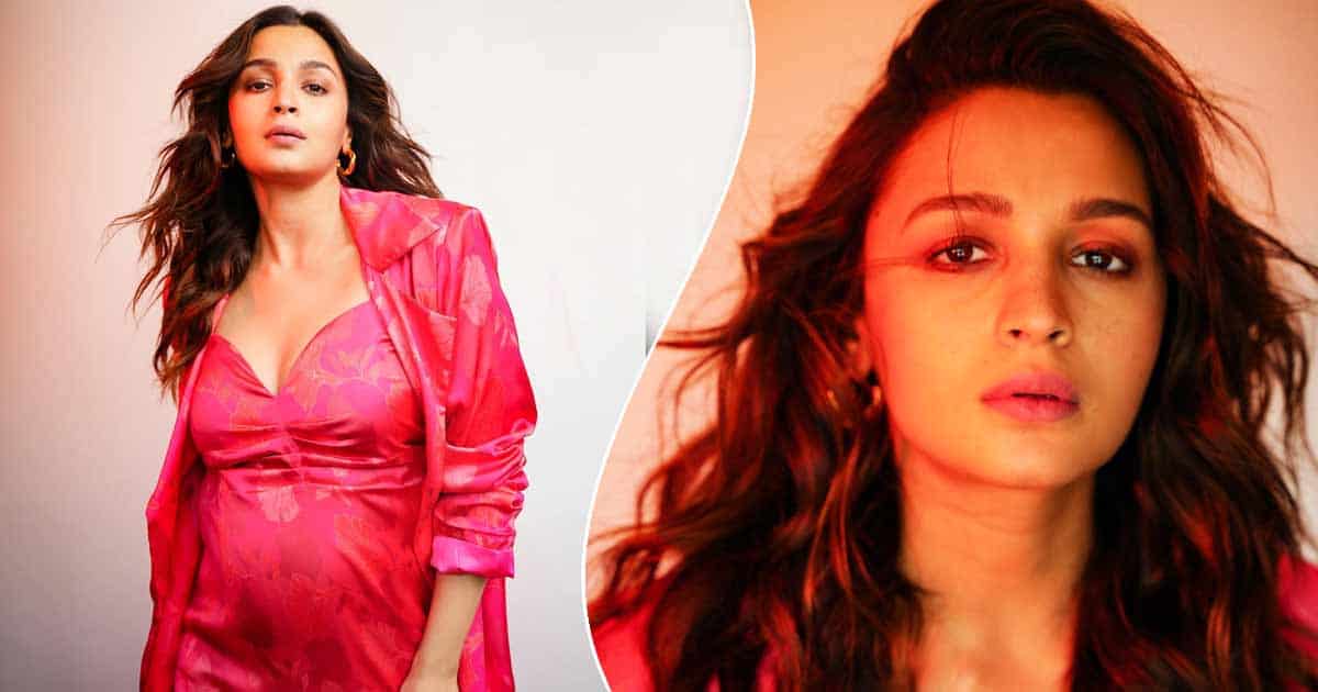 Alia Bhatt PHAT In A Floral Pink Dress With Matching Blazer – View Pics
