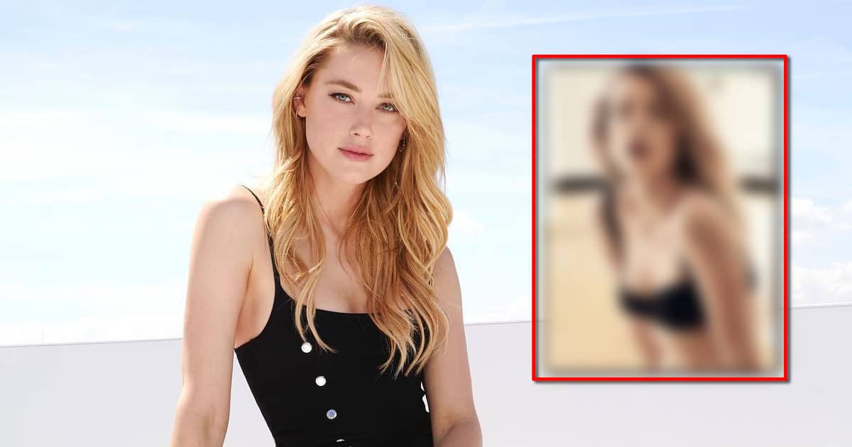 Amber Heard Once Made Us Weak In The Knees By Wearing Nothing But A Black Lingerie Set