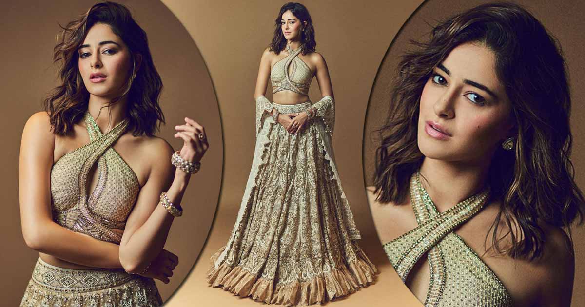 Ananya Panday Is Here To Help Ace Diwali Look! S*xy Blouse, Gathered Lehenga - Get All The Boxes Ticked