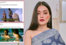Astrologer Nidhi Chaudhary Gets Massively Trolled Over Not Wearing A Blouse Within Saree