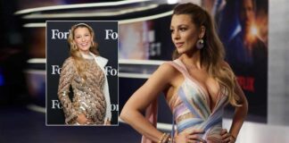 Blake Lively Shows Off Her Baby Bump In A Mini Dress & White Heels After Announcing Her Pregnancy