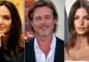 Brad Pitt & Emily Ratajkowski Keeping Their Romance Casual Cause Of Ongoing Ex Drama? “Brad Worries Angelina Jolie Will Badmouth Him To Their Kids,” Says Source