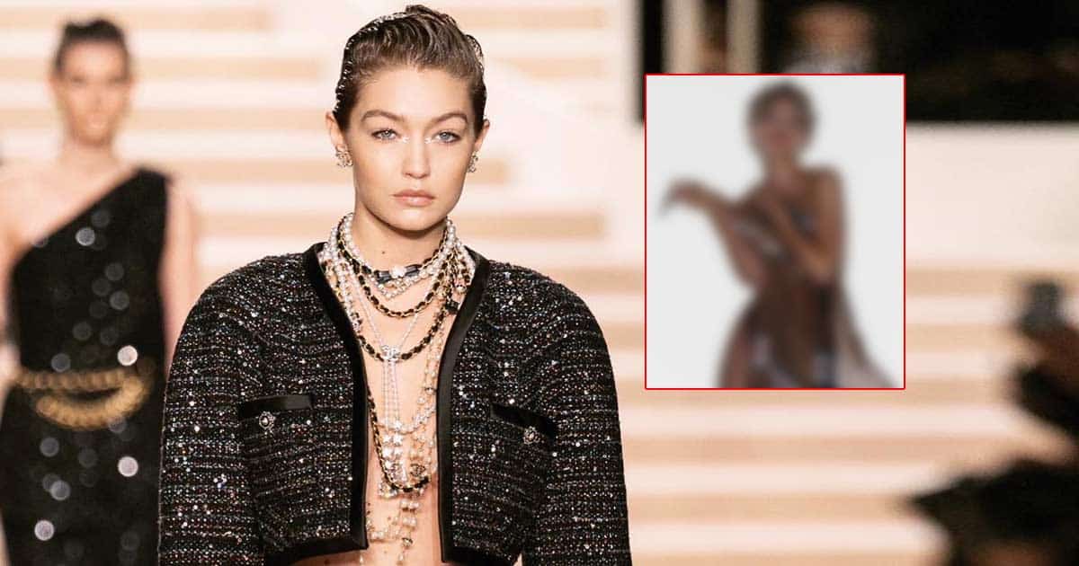 Gigi Hadid Sets A Scintillating Display As She Goes N*de & Hides Her Assets With Nothing But A Scarf, It’s Making Us Go ‘Ooh La La’