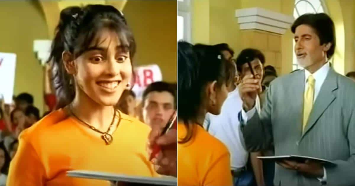 He makes you feel comfortable: Genelia shares old pic of ad with Big B