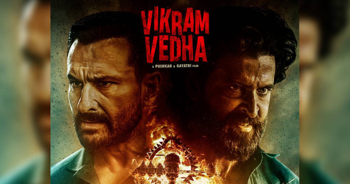 Hrithik Roshan and Saif Ali Khan starrer Vikram Vedha trailer is trending at No. 1 on YouTube