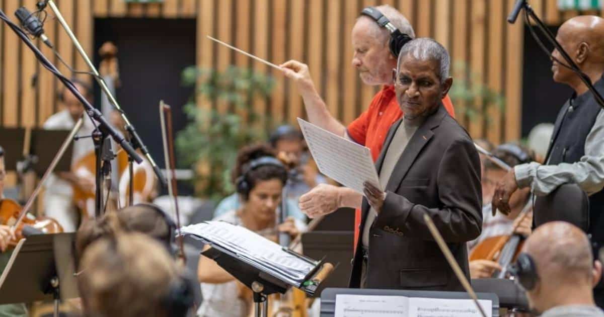 Ilaiyaraaja records with symphony orchestra in Budapest for 'Music School'