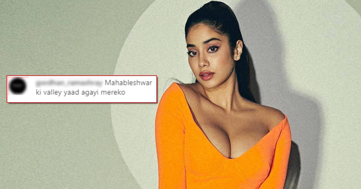 Janhvi Kapoor Oozes Hotness As She Dons A Body-Hugging Dress With A Plunging Neckline, Netizens Reacted