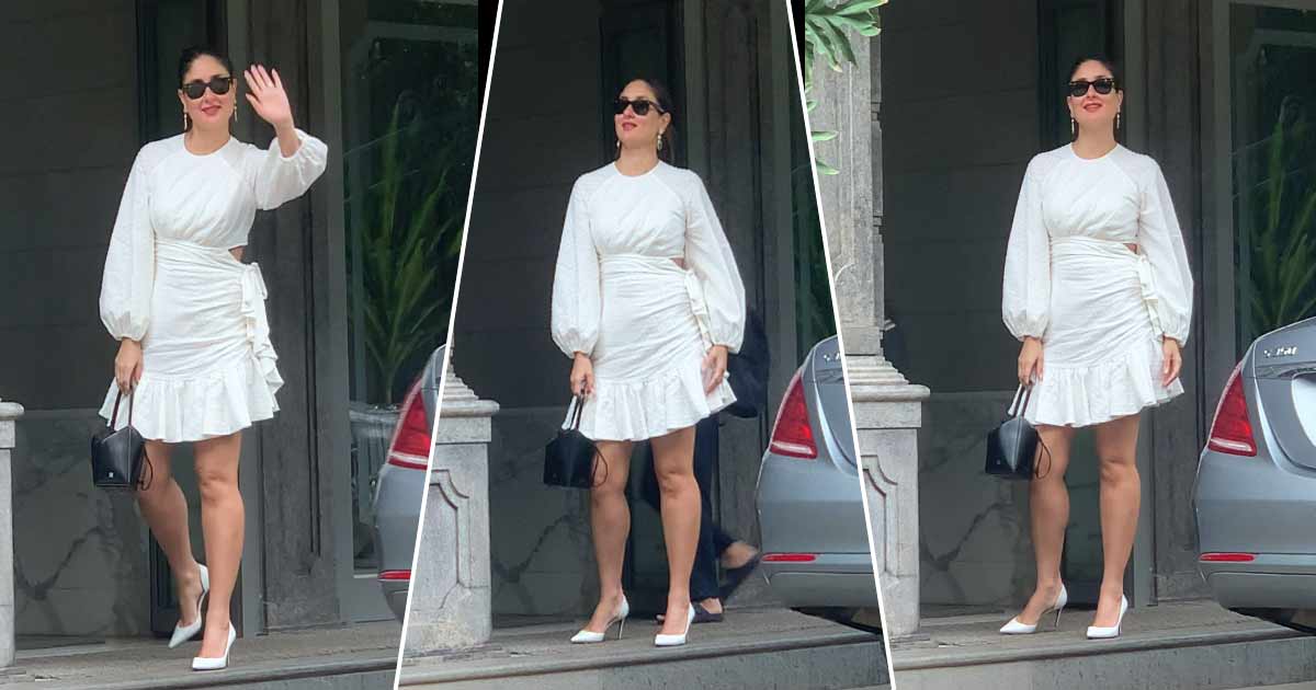 Kareena Kapoor Khan Dazzles In A White Short Dress With Bold Red Lips For Her Birthday Celebration, Check Out