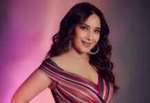 Madhuri sets the stage on fire with killer moves on 'Maja Ma' trailer launch