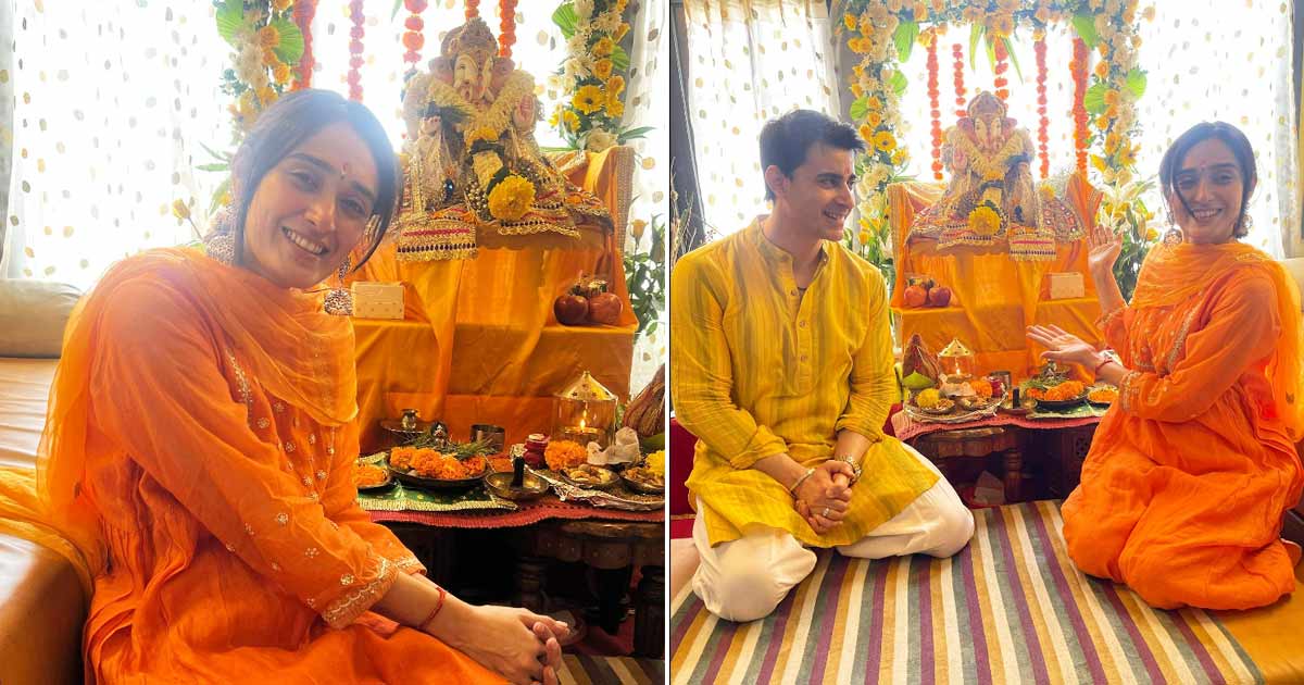 Pankhuri recalls her first Ganesh fest celebration with husband Gautam Rode