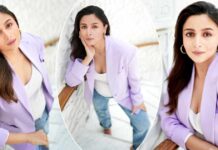 Preggars Alia Bhatt Oomphs Her Maternity Fashion In An Oversized Lilac Blazer