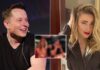 When Amber Heard Shared A ‘Cheeky’ Picture Of Elon Musk With Her Lipstick Stain On His Face - See Pic Inside