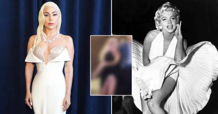 When Lady Gaga Flashed Her N De Coloured Underwear In A Marilyn Monroe Moment Suffering A