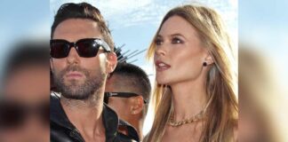 Adam Levine joined by wife at his first live show since cheating scandal