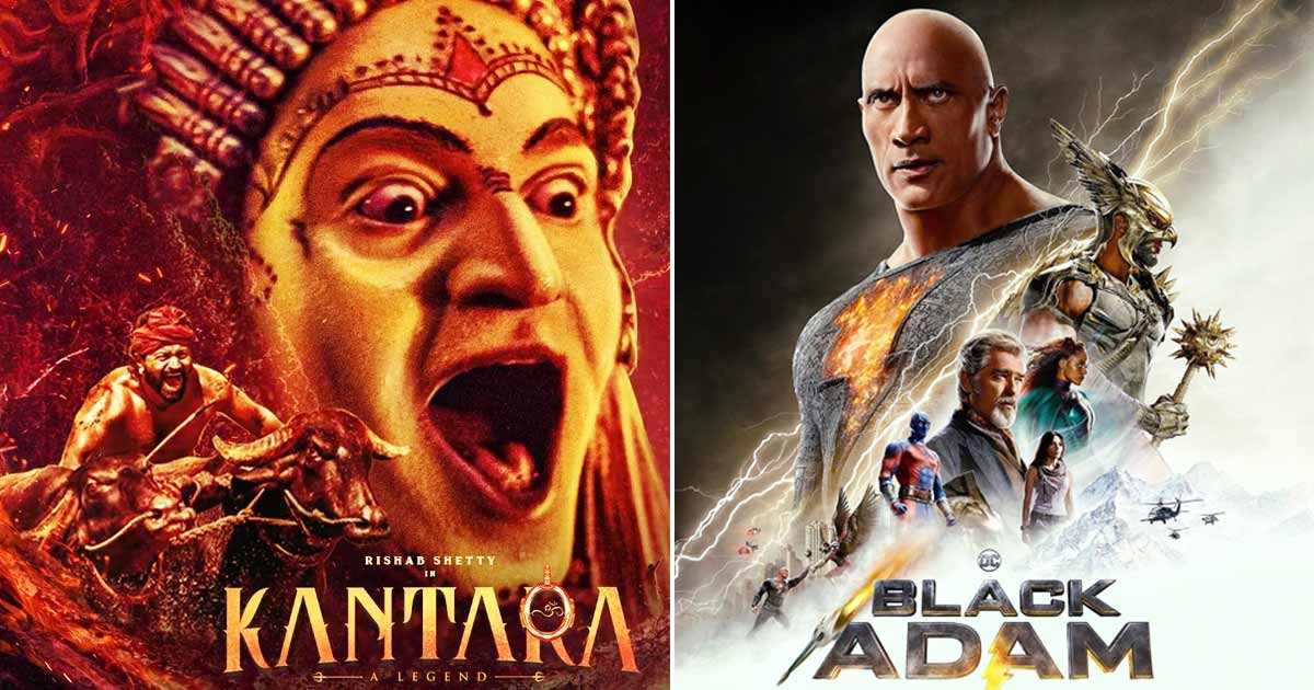 Box Office - Kantara [Hindi] is catches up with Black Adam, has an excellent Sunday
