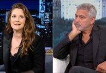 Drew Barrymore recounts drunken intimacy with Clooney's best friend