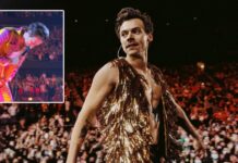 Harry Styles Hilariously React To Getting Hit With A Bottle Right On His Crotch During His Concert