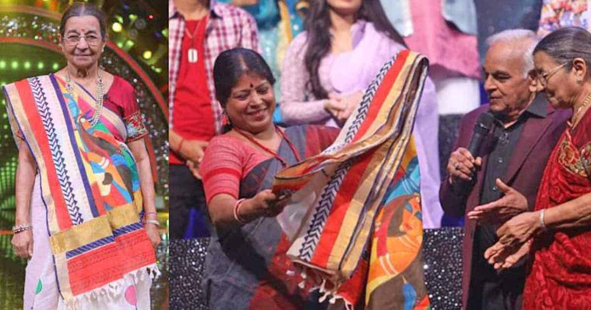 'Indian Idol 13' contestant gifts sari to Pyarelal's wife