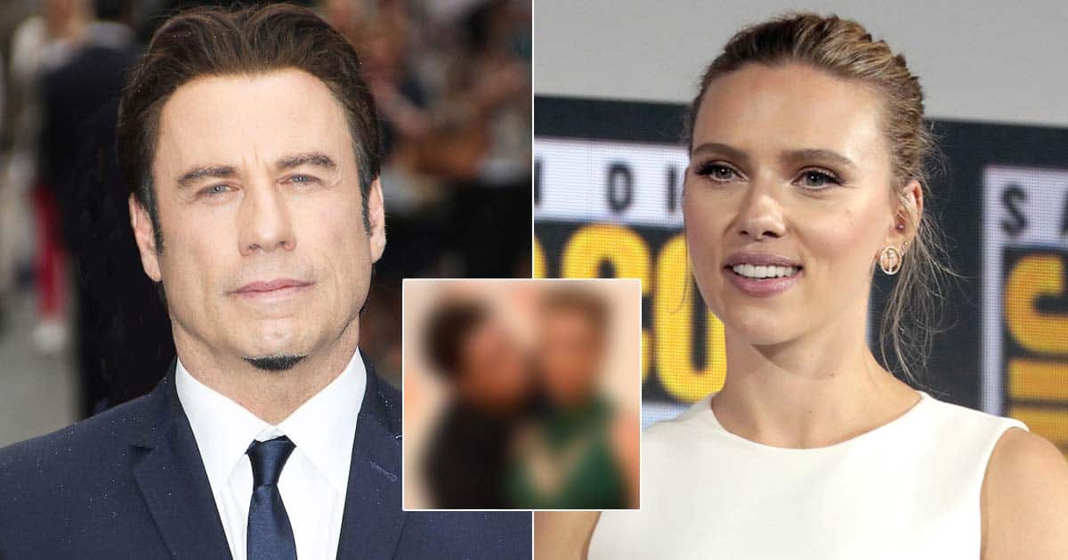 John Travolta Once Kissed Scarlett Johansson & It Looked Super Creepy