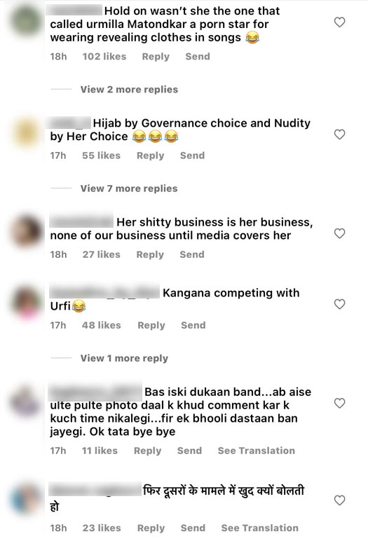 Kangana Ranaut Trolled For Her “What A Woman Wears Is Entirely Her Business” Insta Post, Netizens Call Out Her Hypocrisy